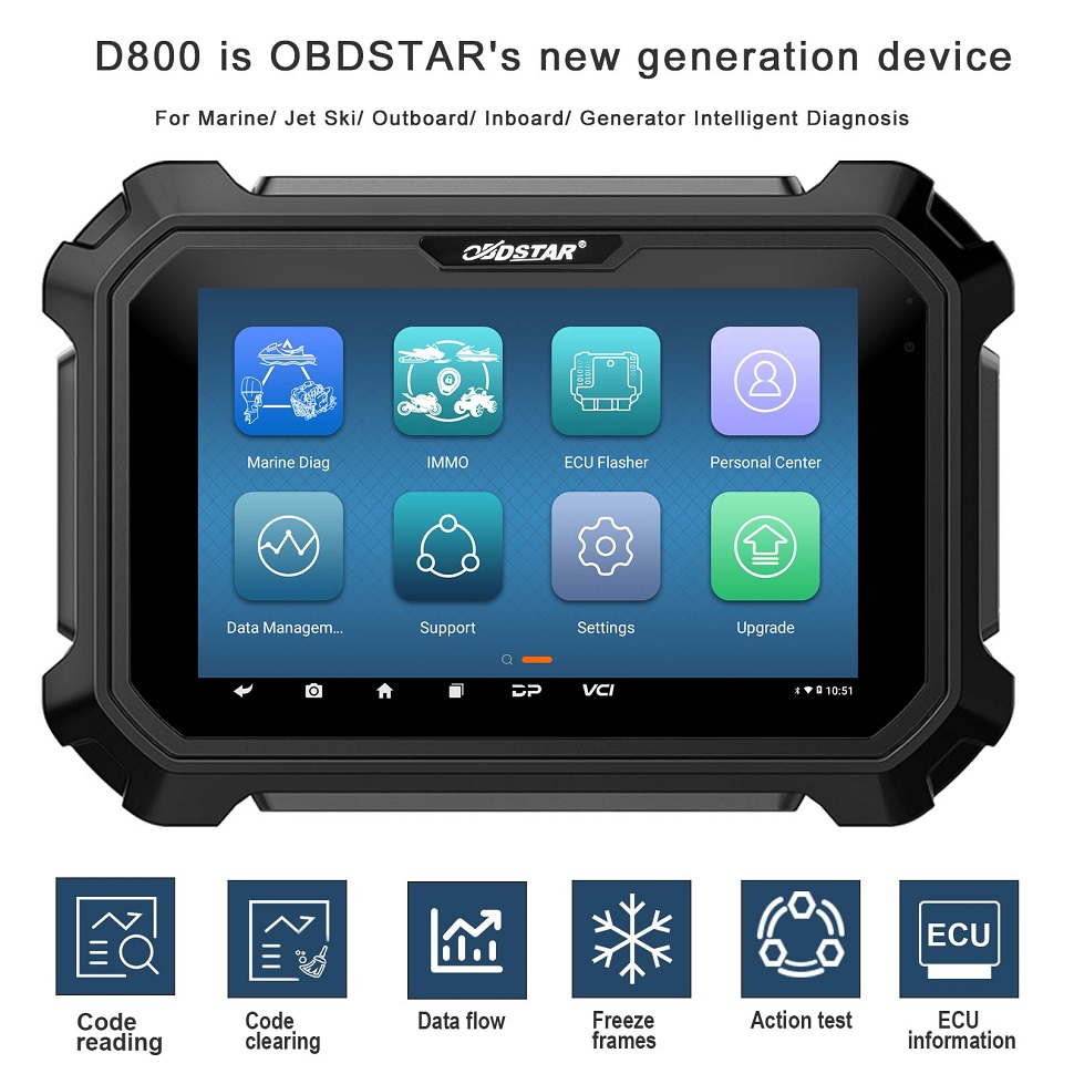 OBDSTAR D800 A+B+C+D Full Configuration